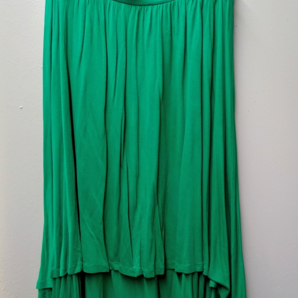Green Long Skirt